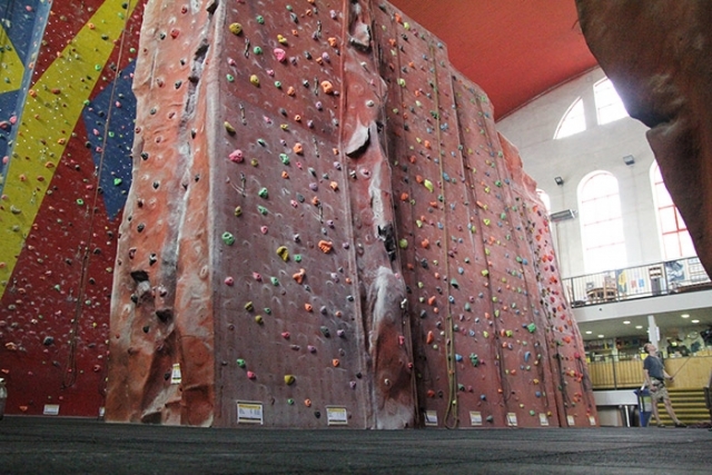  Una de nuestras paredes de escalada 